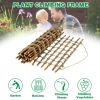 Indoor Outdoor Wall Hanging Willow Wood and Jute Garden Trellis