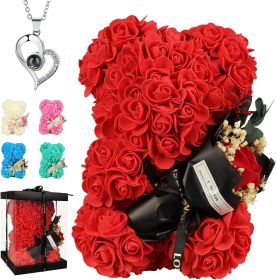 Valentines Day Gift For Her Women Mom Wife Girlfriend (Color: Rose Red)